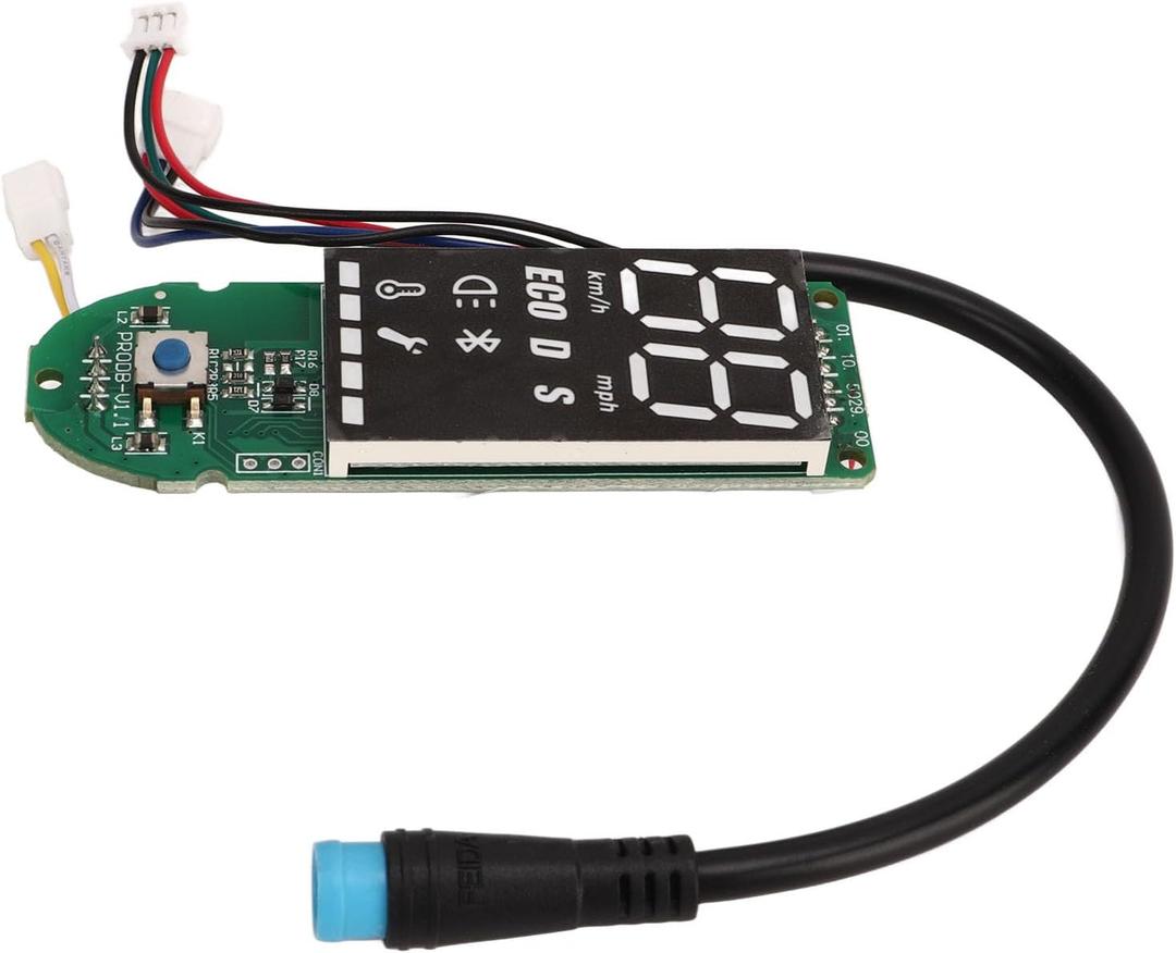 Alomejor Electric Scooter Dashboard Circuit Board ReplacementControl PCB Material Easy to Install Clear Data Display Great Replacement Part