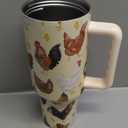 Tumbler, Chicken Design. Size: 10 inches