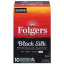 2 x  Folgers Black Silk, Dark Roast Coffee, Keurig K Cup Pods, 10 Count Box, Pack of 2, BBD Feb 08 2027
