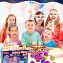 24 Pack Galaxy Slime Party Favors, Non-Sticky, Stress Relief Treasure Box Toys for Classroom Prizes Party Supplies, Student Gifts Goodie Bags Stocking Stuffers for Kids Boys Girls 4-8, 8-12