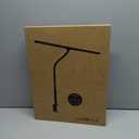 Led Desk Lamp for Office Home - Eye Caring Architect lamp with Clamp,Dual Screen Computer Monitor Work Smart Light: 24W 5 Color Flexible Adjustable Lighting Table Lamp for Study Drafting (Black)