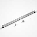 Linear Shower Drain 72" Brushed 304 Stainless Steel | Fast Drainage | Tile Inserted | Stainless Floor Drain Grate | Hair Strainer | Drain Key | The Upgrade for Your Bathroom