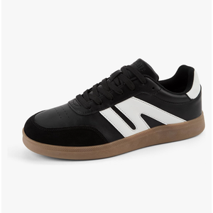 LUCKY STEP Men's Retro Fashion Sneakers Low Top Comfort Trainers Casual Lightweight Classic Walking Shoes, Size 7