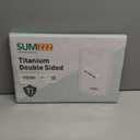 Titanium Cutting Board for Kitchen, Cutting Board Double Sided Food Grade, Pure Titanium/PP, Easy to Clean Large Size 1510.3 (15.6"L x 10.8"W, Silver)