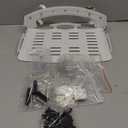 Floating Shelf for Projector Wall Mount, No Drilling Small Wall Mount Projector Stand, 90-Degree Foldable, Loading Capacity 8.8lbs, Wall Mount Shelf for Projector, Router, DVD Player, Gaming Consoles, White