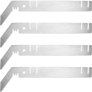 4 Pcs 9'' Double Crossbar Hanger Crossbar Valance Hanger for Backdrop Pipe Drape Stand Wedding