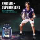 Vega Sport Vegan Protein Powder + Recovery - 30g Plant Based Protein per Serving, Vanilla, 45 Servings, 5g BCAAs, Probiotics, NSF Certified, for Shakes & Smoothies, 4.1lbs (Packaging May Vary)