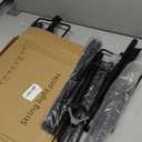 Aulimhti 10Ft Metal Poles with Fork for Outdoor String Lights,2 Pack Light Stand for Outside Garden,Patio,Wedding,Backyard,Deck,Party