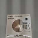 Baby Lounger Cover 2 Pack - Silky Soft and Breathable Infant Lounger Cover, Newborn Lounger Slipcover for Baby Boys Girls, Fits Cpzzkq & Most Loungers, Cover Only, Brown