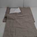 Blackout 2 Curtains 2 Panel Brown 50x100