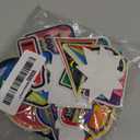 23 Pcs Random Assorted Styles Embroidered Applique, Hippie Self-Adhesive Patches, Sew On/Stick On Patch Applique for Clothes Backpacks Hat Jeans Dress DIY Accessories