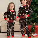 ANGELGGH Family Christmas PJs Matching Sets, Cute Holiday Pajamas Printed Top and Pants, Xmas Jammies for Couples/Men/Women (Women, M, Pattern Reindeer)