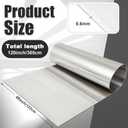 MorningRo 430 Stainless Steel Sheet Metal 48 x 120 Inches 24ga Metal Plates Panel #4 Brushed Finish Magnetic Mount Board Wall Food Truck Restaurant Crafting Kitchen Floor Trailer Garage Gym (1 Pack)