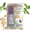 SANO Raw Cashew Pieces 32oz (2lb) Cashews Nuts, Fresh Unsalted cashew in Resealable Pack, No Salt Cashews Nuts, Raw Cashew Unsalted for Snacking & Cooking & Vegan Recipes (EXP 02/15/26)