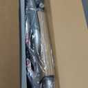 Folding Walker with Tray, 5" Wheels Lightweight Walkers for Seniors and Adults, Supports Up to 350 Pounds, Adjustable Height, Compact Standard Walker, Silver