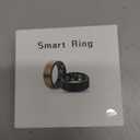 Smart Portable Ring, Waterproof Smart Sports Ring, 24-Hour Continuous Measurement, Real-Time Display of Your Health Status, for Sports Enthusiasts and Seniors,Silver,11