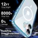 for iPhone 17 Case with Screen Protector,[Compatible with Magsafe] Military-Grade Protection & Anti-Yellowing,Magnetic Phone Case for iPhone 17,Blue