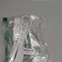White Extension Cord 10+ Ft 3-Prong 3-Outlet Extension Wire- Space-Saving Flat Angled for Indoor Use by Bindmaster- UL-Listed
