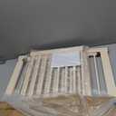 Lumizone Extra Tall Pet Gate 55.12" High Pressure Mounted 63.39"-67.90" Extra Wide (9 Sizes) 1.37" Gap for Cat Dog Stairs Doorway Hallway No Drilling Auto-Close (63.39"-67.90" W, Cream White)