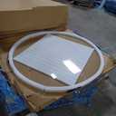 Royalty 42" Inch Round Tempered Glass Table Top Clear Table Top Glass Useful for Replacement, Tabletop Protector, Patio, Dining, Coffee, Desks - 1/4" Thick Flat Polished Edge