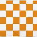 CafePress Orange and White Checkered Pattern 30"x60" Absorbent Cotton Back, Soft Beach, Pool Towel
