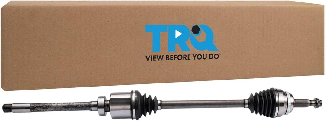 TRQ Front Passenger Side CV Axle Assembly Compatible with 2013-2020 Toyota Sienna AWD 2011-2012 Sienna V6 3.5L AWD