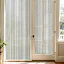 Reeded Glass Window Privacy Film, Static Cling, 29.5"x78.74"
