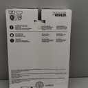 KOHLER 20110-0 Brevia, Slow Close Toilet Seat, Elongated Toilet Seat, Grip-Tight Bumpers Quick-Attach Hardware, White