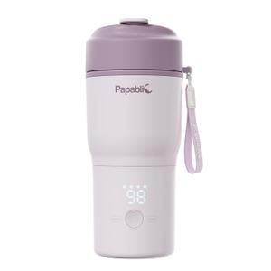 Papablic Portable Bottle Warmer  Fast Heating Baby Bottle Warmer on The Go, Wide Mouth & Smart Temperature Control, Car & Outdoor Feeding, Spodumene Purple
