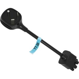 Premium Adapter for Tesla Gen 2 Mobile Charger | Connect to 240V Outlet | 24 Amp Charging | 10 Inch Length (TT-30)