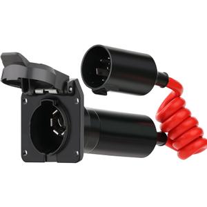 Trailer Brake Controller with Bluetooth Compatible with Cadillac & Chevrolet & GMC 7 Pin Electric Trailer Connector 924-307