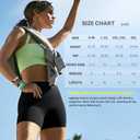 FULLSOFT High Waisted Biker Shorts for Women-5" Tummy Control Fitness Athletic Workout Running Yoga Gym Shorts, S-M