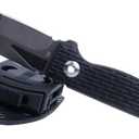 MASALONG kni244 Super Hard Tactical Outdoor Camping D2 steel fixed blade knives (black)