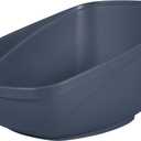 Petmate Hi-Back Open Litter Cat Pan, Made in USA