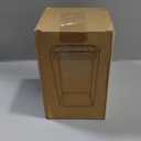 2 Pack Pet Food Storage Containers, 2.6L & 1.6L Small Animal Food Storage Box, Hamsters Treats Container with 1 spoons suitable for cats/hamsters/guinea pigs/rabbits dry food container (White)