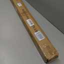 Heavy Duty Non- Adjustable 36 In/3Ft Curtain Rods for Windows, Brushed Gold