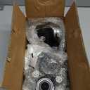 2 Sets Trailer Hub Kits 4 on 4'' for 2000 lbs 1'' BT8 Straight Axle Spindle, Prelubricated L44643 Bearings 4x4'' Trailer Replacement Idler Hub 4 Lug Bolt Trailer Wheel Hub Kit