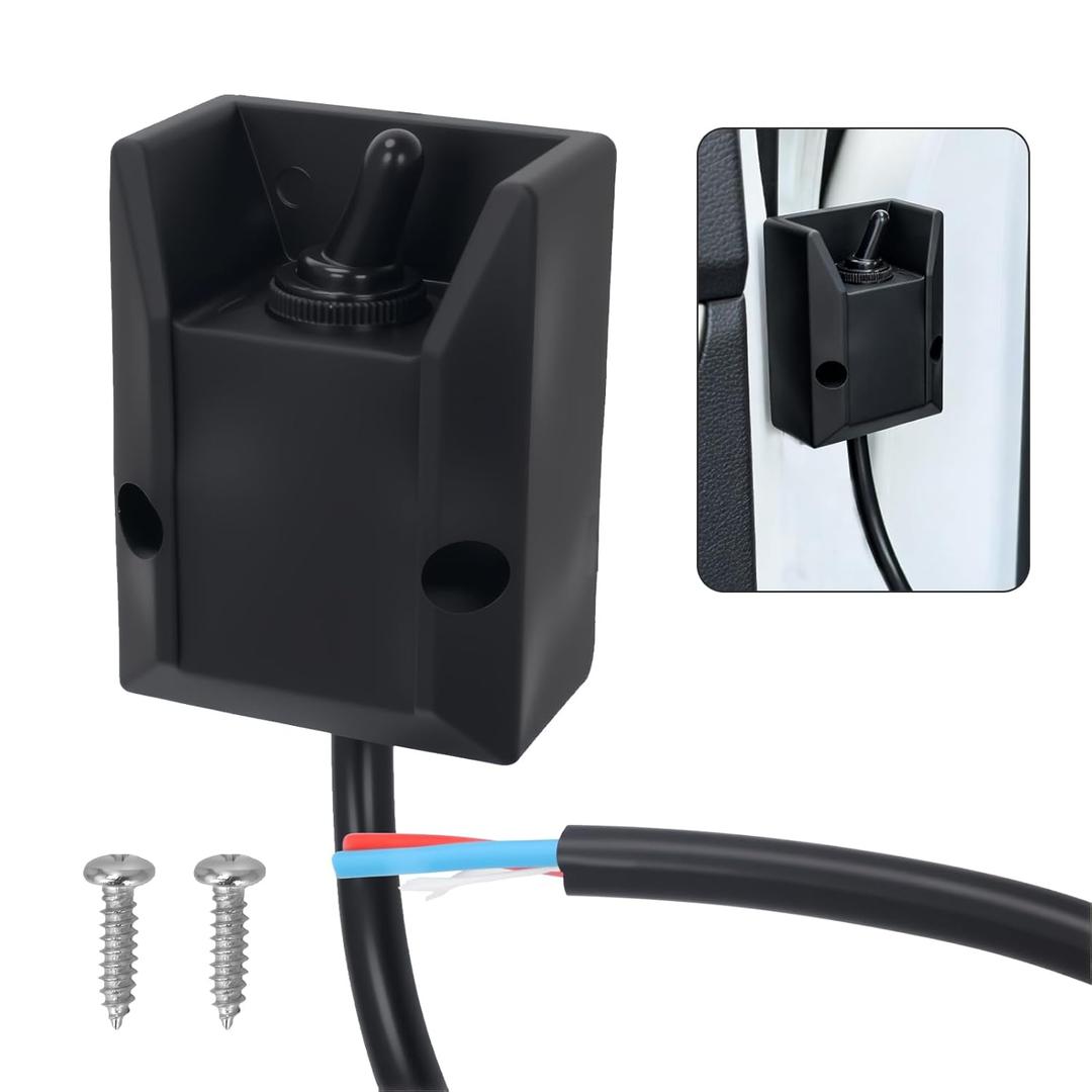 Toggle Switch 12V 30A Rocker Panel Waterproof Sealed on Off Switch for Boat, Truck, Marine, Rv