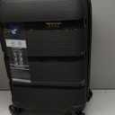 Kono Carry On Luggage 20 Inch Expandable 22x14x9 Airline Approved Hard Shell Travel Trolley 4 Spinner Wheels Lightweight Polypropylene Suitcase with TSA Lock, Black