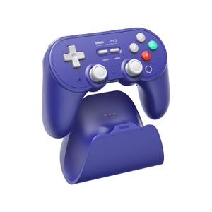 8Bitdo Pro 3 Bluetooth Controller with Swappable ABXY Buttons, TMR Joysticks, Hall Effect Triggers, Pro Back Buttons, Charging Dock, for Switch/Switch 2, Windows, Apple, SteamOS, Android - Purple