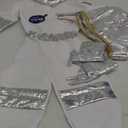 NASA Pilot Costume Kids Astronaut Costume for Boys Girls Space Pretend Dress Up Cosplay Birthday Gifts Halloween (3-4 Years, White)