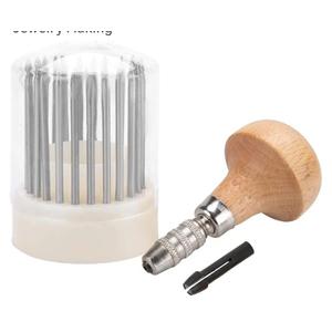 24pcs Beading Tools Beader Set for Diamond Stone Setting Graver Jewelry Equipments Jewelry Graver Tool Diamond Bead Grain Tool Metal Beading Tools Set for DIY Crafting Jewelry Making