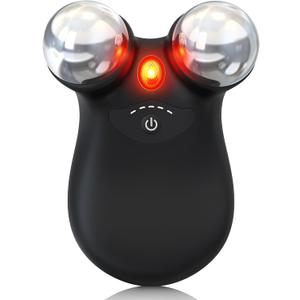 Microcurrent Facial Device, Latest Red Light Technology, Enhances The Ability to Lift The Face and Tighten The Skin, Facial Wrinkle Equipment, Smart Photon Micro-Current Device, Model:EP-300. (Black)