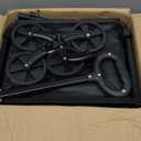 Wagons Carts Foldable  Collapsible Wagon 360Lbs, Folding Wagon Cart with Wheels, Foldable Wagons Portable for Groceries, Sports, Camping, Storage, Travel, Shopping Jet Black