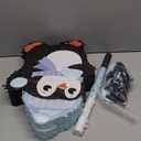 Lewtemi 15.1 Inch Penguin Piata Penguin Party Favor Supplies Candy Animal Piata with Stick Confetti and Blindfold Gift for Boy Girl Adults Winter Theme Birthday Party Supplies Decorations (Elegant)