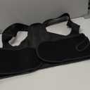 Fit Geno Back Brace Posture Corrector for Women and Men, Shoulder Straightener, Adjustable Full Back Support, Upper and Lower Back Pain Relief - Scoliosis, Hunchback, Hump, Thoracic, Spine Corrector (Medium/Large, Black)