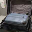 Kenneth Cole REACTION Out of Bounds Lightweight Hardshell 4-Wheel Spinner Luggage, Granite Blue, 3-Piece Set (20", 24", & 28")