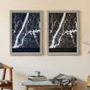 KTKDE Studio Gallery 18x24 Select Poster Frame Set of 5, Grey Wooden frames Display Poster, Posters & Art Prints for Artwork Wall Vertical or Horizontal Display best gift