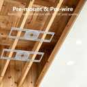 24-Pack New Construction Mounting Plate, 2-3-4-5-6Inch Wafer Light Bracket