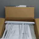 Yoga Mat Holder Wall Mount Yoga Mat Storage Holder Yoga Mat Organizer Skateboard Wall Mount for Foam Rollers Skateboard Ski Board (White)